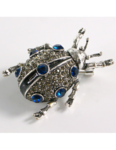 BROSZKA BROSZA BIEDRONKA Z KAMIENIAMI STARE...