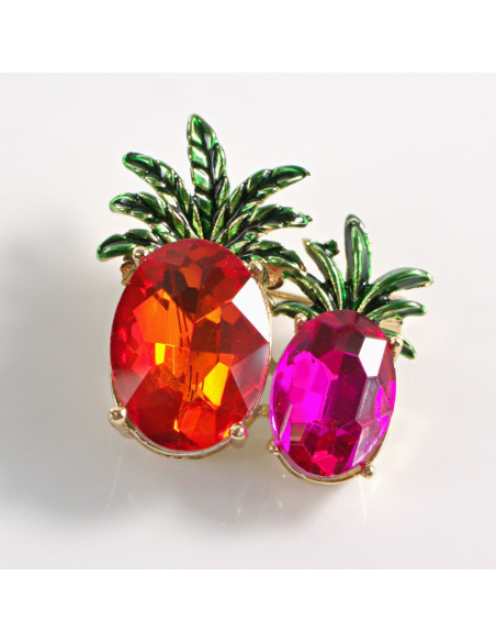 BROSZKA BROSZA KOLOROWE ANANASY  LOLITA AKCESORIA