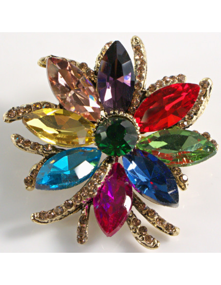 BROSZKA BROSZA KOLOROWA  DALIA KWIAT  LOLITA AKCESORIA