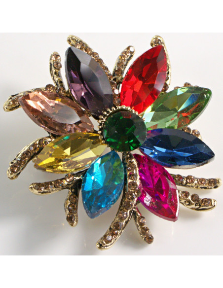 BROSZKA BROSZA KOLOROWA  DALIA KWIAT  LOLITA AKCESORIA