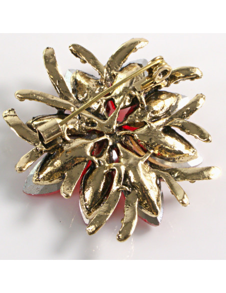 BROSZKA BROSZA ZŁOTA  DALIA KWIAT  LOLITA AKCESORIA