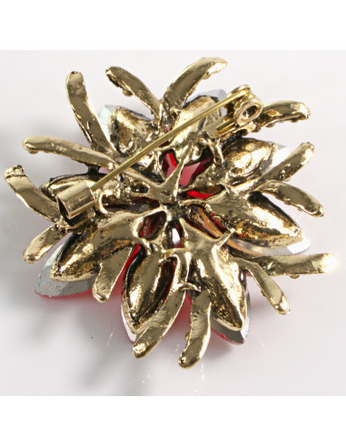 BROSZKA BROSZA FIOLETOWA DALIA KWIAT  LOLITA...