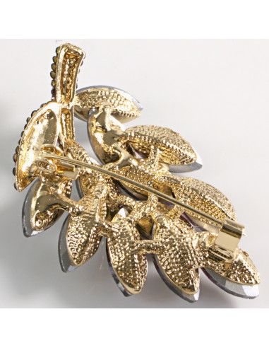 BROSZKA BROSZA FIOLETOWA GAŁĄZKA KWIAT   LOLITA...