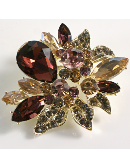 BROSZKA BROSZA  BORDOWY BUKIET KWIATÓW KWIATY KWIAT  LOLITA AKCESORIA