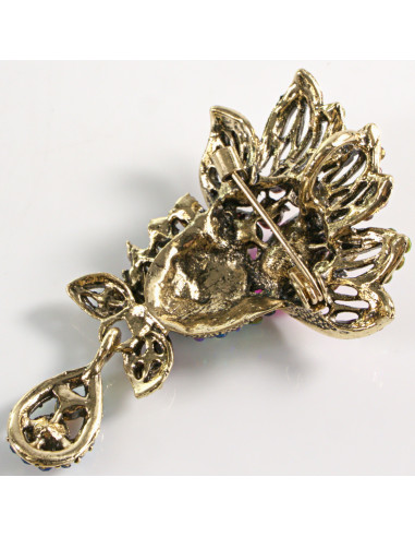 BROSZKA BROSZA KOLOROWY BUKIET RÓG OBFITOŚCI...