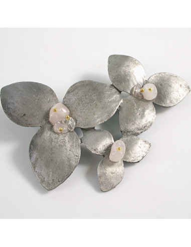 KLASYCZNA BROSZKA BROSZA GALERYJNA  TRZY KWIATY...