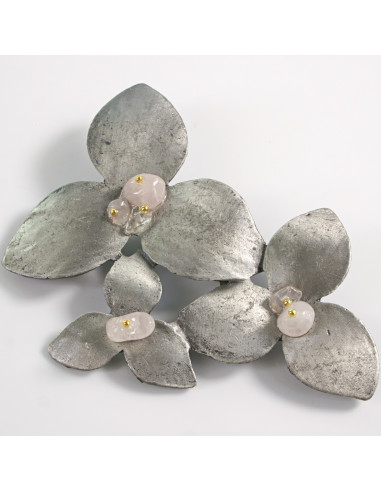 KLASYCZNA BROSZKA BROSZA GALERYJNA  TRZY KWIATY...