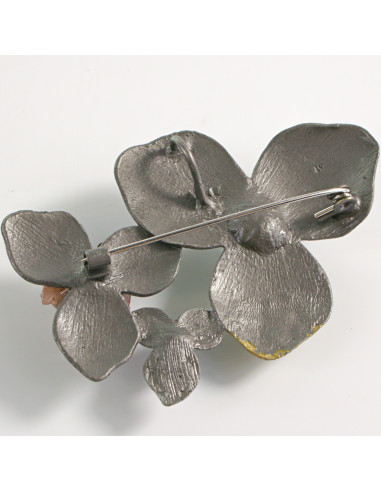 KLASYCZNA BROSZKA BROSZA GALERYJNA  TRZY KWIATY...