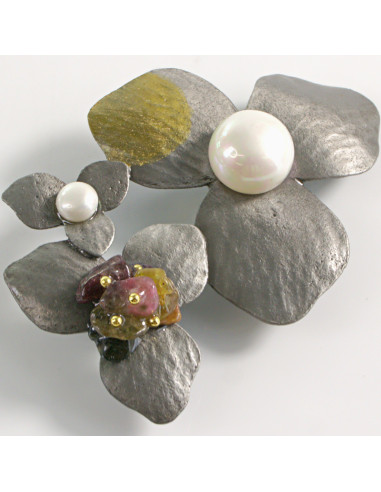 KLASYCZNA BROSZKA BROSZA GALERYJNA  TRZY KWIATY...