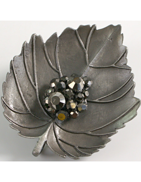 KLASYCZNA BROSZKA BROSZA GALERYJNA LIŚĆ LISTEK Lolita Accessories