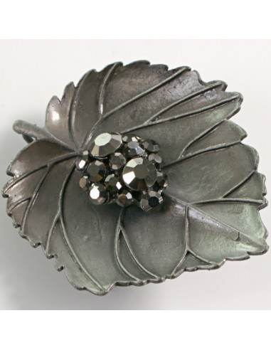 KLASYCZNA BROSZKA BROSZA GALERYJNA LIŚĆ LISTEK...