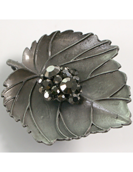 KLASYCZNA BROSZKA BROSZA GALERYJNA LIŚĆ LISTEK Lolita Accessories