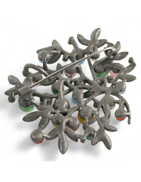 KLASYCZNA BROSZKA BROSZA GALERYJNA  ZIELONE DRZEWKO  Lolita Accessories