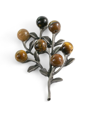 KLASYCZNA BROSZKA BROSZA GALERYJNA BRĄZOWA...