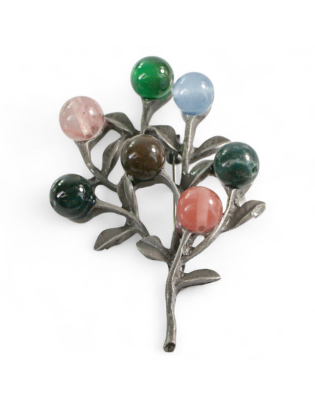 KLASYCZNA BROSZKA BROSZA GALERYJNA KOLOROWA GAŁĄZKA  Lolita Accessories