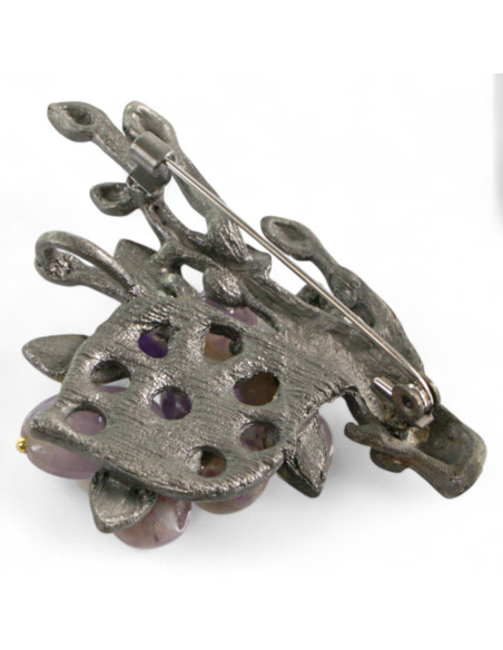 KLASYCZNA BROSZKA BROSZA GALERYJNA RÓŻOWA GAŁĄZKA  Lolita Accessories