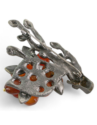 KLASYCZNA BROSZKA BROSZA GALERYJNA BRĄZOWA...