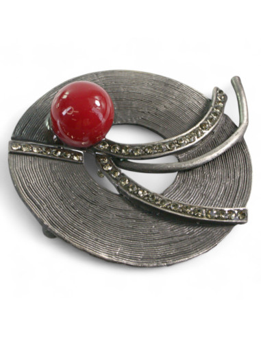 KLASYCZNA BROSZKA BROSZA GALERYJNA ROZETA Z...