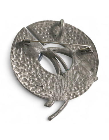 KLASYCZNA BROSZKA BROSZA GALERYJNA ROZETA Z...