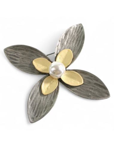 KLASYCZNA BROSZKA BROSZA GALERYJNA ROZETA KWIAT...