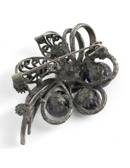 BROSZKA BROSZA GALERYJNA FIOLETOWA WIĄZANKA Lolita Accessories