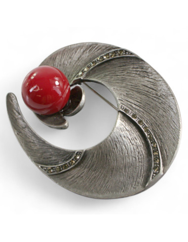 BROSZKA BROSZA GALERYJNA DUŻY ZAWIJAS Z...