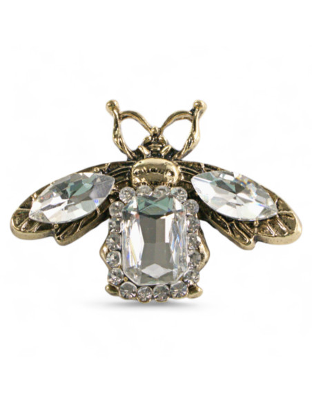 BROSZKA BROSZA OZDOBNA MUCHA CRYSTAL OWAD  Lolita Accessories