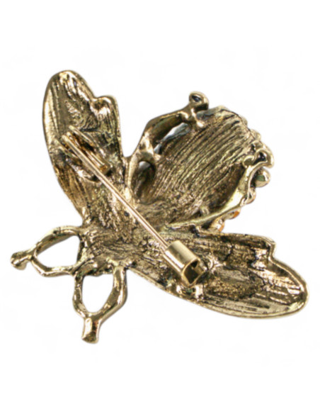 BROSZKA BROSZA OZDOBNA MUCHA CRYSTAL OWAD  Lolita Accessories