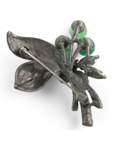 BROSZKA BROSZA WIĄZANKA BUKIET ZIELONY LOLITA...