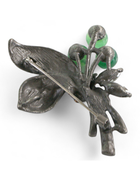 BROSZKA BROSZA WIĄZANKA BUKIET ZIELONY LOLITA AKCESORIA