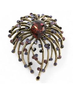 BROSZKA BROSZA MEDUZA Z BRĄZOWYM OCZKIEM LOLITA AKCESORIA