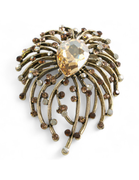 BROSZKA BROSZA MEDUZA ZE ZŁOTYM OCZKIEM LOLITA AKCESORIA