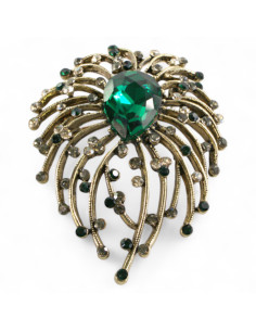 BROSZKA BROSZA MEDUZA Z ZIELONYM OCZKIEM LOLITA AKCESORIA