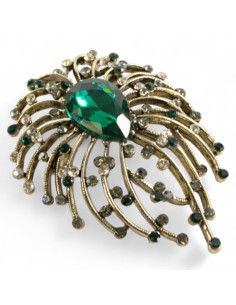 BROSZKA BROSZA MEDUZA Z ZIELONYM OCZKIEM LOLITA AKCESORIA 2