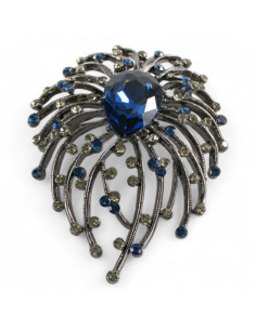 BROSZKA BROSZA MEDUZA Z GRANATOWYM OCZKIEM LOLITA AKCESORIA