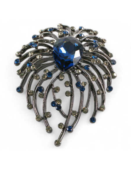 BROSZKA BROSZA MEDUZA Z GRANATOWYM OCZKIEM LOLITA AKCESORIA