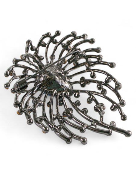 BROSZKA BROSZA MEDUZA Z GRANATOWYM OCZKIEM LOLITA AKCESORIA