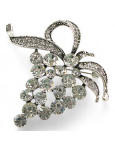 BROSZKA BROSZA SREBRNA KIŚĆ WINOGRON CRYSTAL CYRKONIE... 2