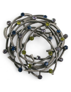 BROSZKA BROSZA GNIAZDO Z ZIELONYMI CYRKONIAMI LOLITA... 2