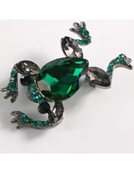 BROSZKA BROSZA  ZIELONY ZIELONA ŻABA ŻABKA LOLITA AKCESORIA