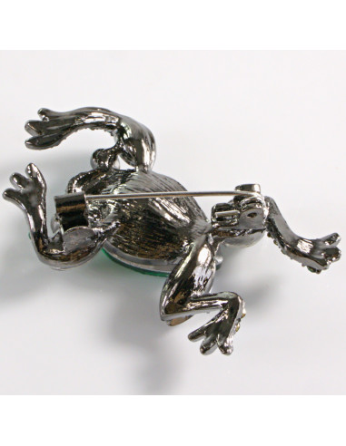 BROSZKA BROSZA  ZIELONY ZIELONA ŻABA ŻABKA...