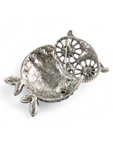 Broszka Brosza SOWA Z KAMIENIAMI Lolita...