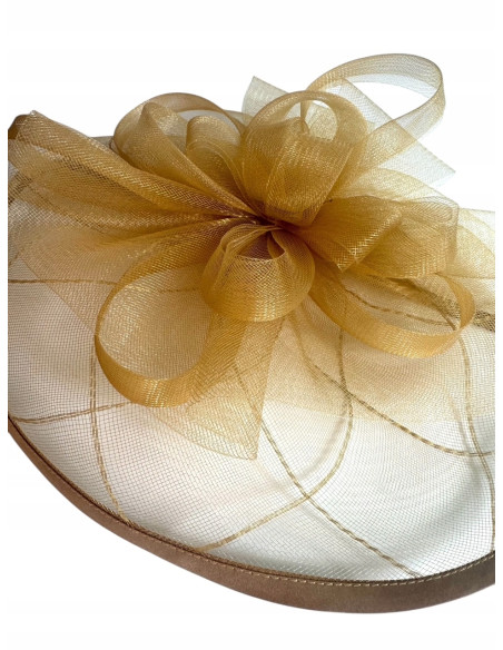 STROIK na GŁOWĘ Z OZDOBĄ TOCZEK FASCYNATOR Lolita AKCESORIA