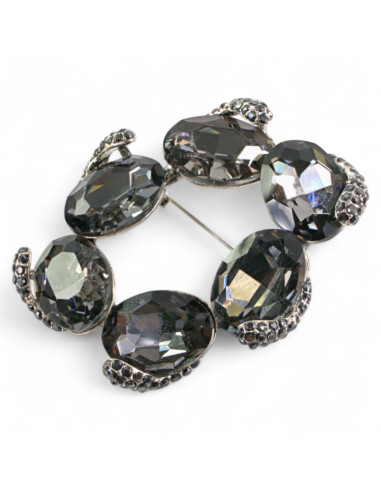 Broszka Brosza "WIENIEC" z KAMIENIAMI Lolita...