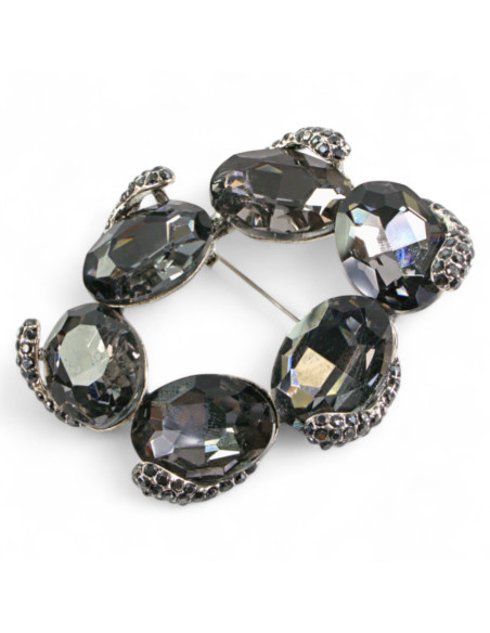 Broszka Brosza "WIENIEC" z KAMIENIAMI Lolita Accessories Przypinka Ozdobna