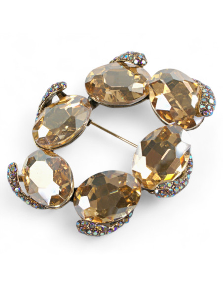 Broszka Brosza "WIENIEC" z KAMIENIAMI Lolita Accessories Przypinka Ozdobna