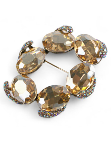 Broszka Brosza "WIENIEC" z KAMIENIAMI Lolita...