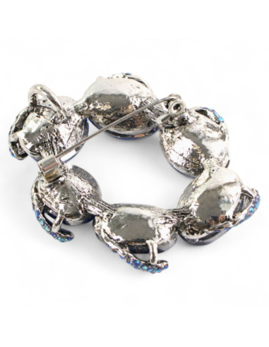 Broszka Brosza "WIENIEC" z KAMIENIAMI Lolita...