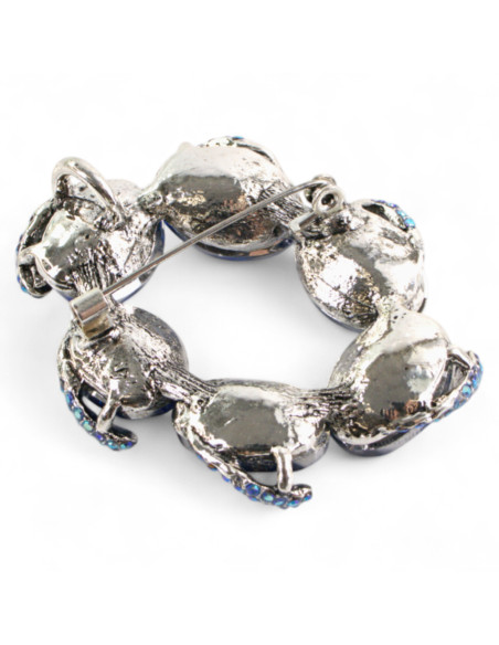 Broszka Brosza "WIENIEC" z KAMIENIAMI Lolita Accessories Przypinka Ozdobna