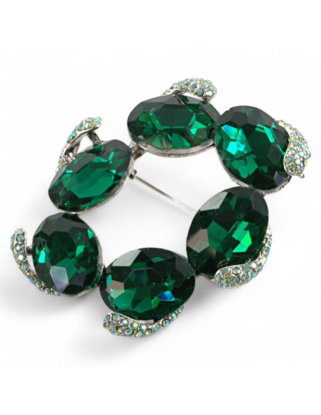 Broszka Brosza "WIENIEC" z KAMIENIAMI Lolita Accessories Przypinka Ozdobna